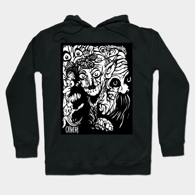 Demons Hoodie by peteoliveriart